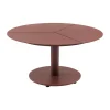 Loungemöbler·Soffbord Utomhus|Soffbord Utomhus-Brafab Peace soffbord, Zin red, Ø80x46 cm