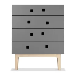 Peep B3 byrå, slate grey, vitpimenterad ek^Zweed Discount