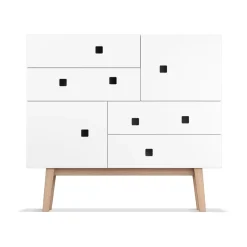 Byråer & Hurtsar|Byråer & Hurtsar-Zweed Peep B1 byrå, vit, retro, ekstativ