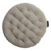 Stolsdynor-Linum Pepper stolsdyna Ø37 cm, Ljusgrå
