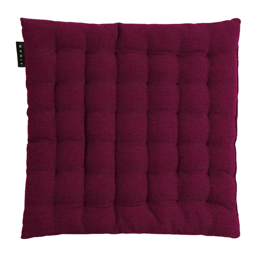 Pepper stolsdyna 40x40 cm, Burgundyröd^Linum Discount