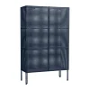 Perforated Cabinet skåp large, Steel blue^HAY Hot