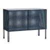Perforated Cabinet skåp small, Steel blue^HAY Sale