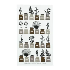 Perssons kryddskåp kökshandduk 47x70 cm, Grå-brun^Almedahls Outlet