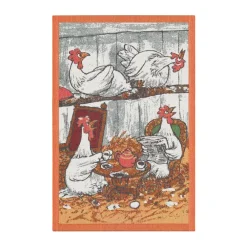 Kökshanddukar|Kökshanddukar-Ekelund Linneväveri Pettson & Findus kökshandduk multi 40x60 cm, Kafferep