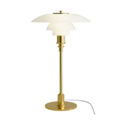 Skrivbordslampor|Bordslampor-Louis Poulsen PH 3/2 bordslampa, Mässing