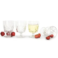 Plastglas|Dricksglas-Sagaform Picknick Juni plastglas 4-pack, 30 cl