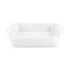 Ugnsformar-Pillivuyt kvadratfat vit, 17x17 cm