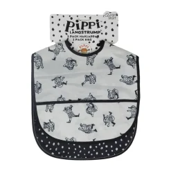 Haklappar-Rätt Start Pippi Cirkus haklapp 2-pack, Multi