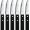 Grillbestick|Matbestick-Amefa Pizza Noir grillkniv 6-pack, Svart