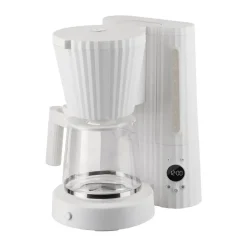 Kaffemaskiner-Alessi Plissé kaffebryggare, Vit