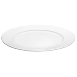 Mattallrikar-Pillivuyt Plissé tallrik Ø 26 cm, Vit
