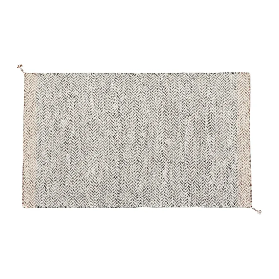 Plastmattor-Muuto Ply matta 85x140 cm, Black-white