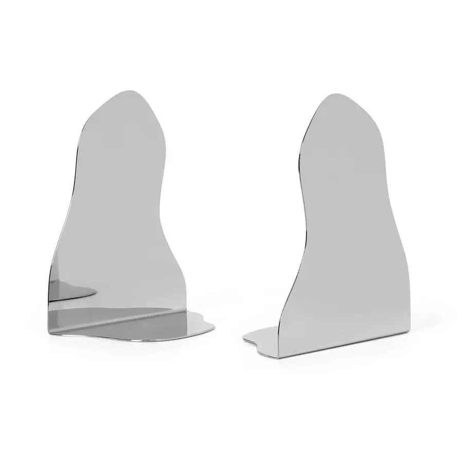 Dekorationsdetaljer-Ferm Living Pond bokstöd set om 2, Mirror polish