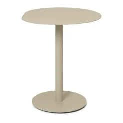 Balkongmöbler·Balkongbord & Cafébord|Balkongbord & Cafébord-Ferm Living Pond cafébord Ø64x72 cm, Cashmere
