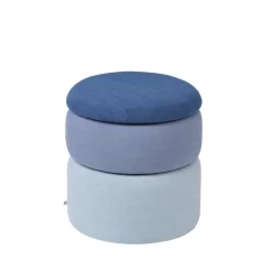 Sittpuffar-Broste Copenhagen Pond puff 42 cm, Blue shades
