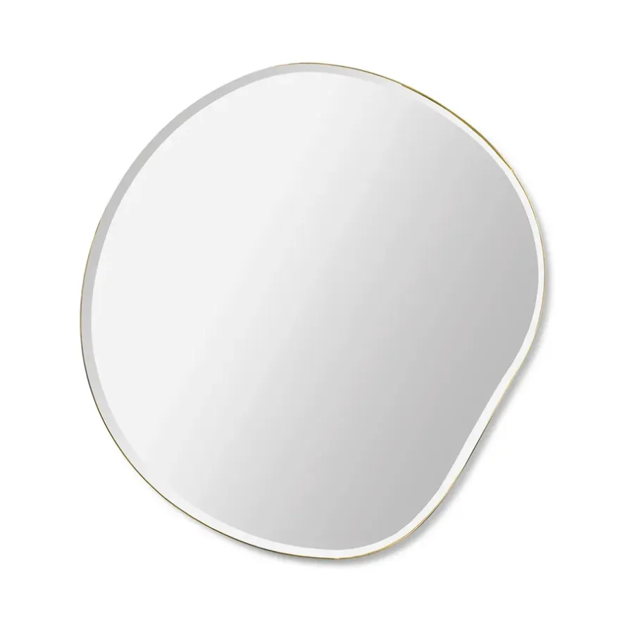 Pond spegel, Small brass^Ferm Living Clearance