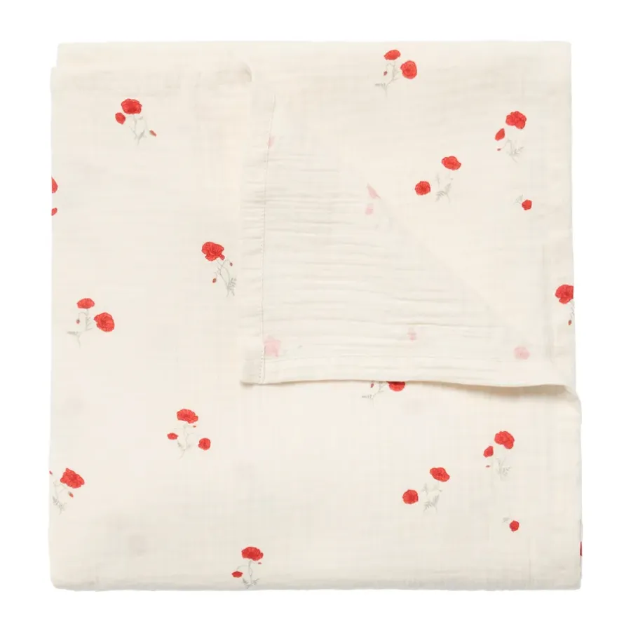 Poppy Muslin swaddle filt, 110x110 cm^Garbo&Friends Online