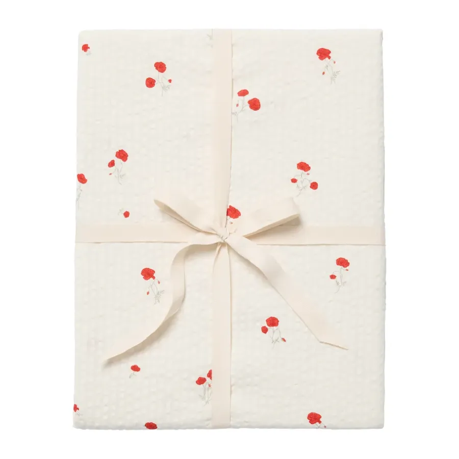 Underlakan-Garbo&Friends Poppy Seersucker dra-på-lakan, 180x200x30 cm