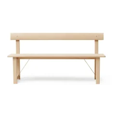 Bänkar-Form & Refine Position bänk 155 cm, Vit ek-mässing