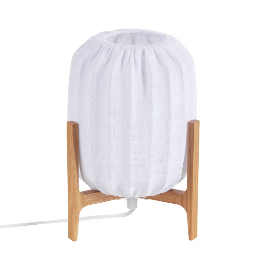 Prisma bordslampa, Oak-White, Mini Ø16x24,3 cm^Watt & Veke Clearance