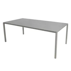Utebord·Matbord Utomhus|Matbord Utomhus-Cane-line Pure bordsskiva 100x200 cm, Concrete grey