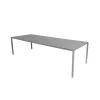 Utebord·Matbord Utomhus|Matbord Utomhus-Cane-line Pure matbord, Basalt grey-ljusgrå 280x100 cm