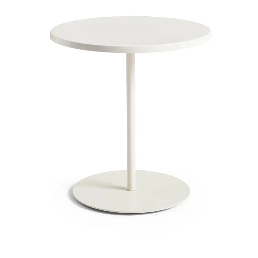 Loungemöbler·Soffbord Utomhus|Soffbord Utomhus-HAY Pyro soffbord Ø45 cm, Eggshell-cream white