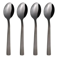 Raw dessertsked 4-pack, Svart^Aida