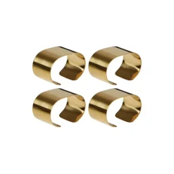 Servettringar & Servettställ-Aida Raw servetthållare 4-pack, Gold