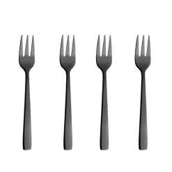 Raw tårtgaffel 4-pack, Svart^Aida Clearance