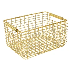 Rectangular 15 förvaringskorg, Mässing^KORBO Best