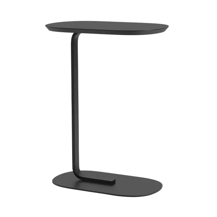Avlastningsbord & Sidobord-Muuto Relate sidobord 73,5 cm, Black