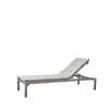 Relax solsäng, Natté light grey, inkl dyna^Cane-line Clearance