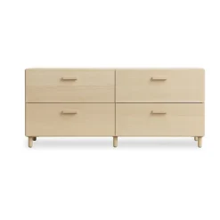 byrå låg 123x46,6 cm, Ask^Relief Hot