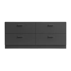 Byråer & Hurtsar|Byråer & Hurtsar-Relief sockel 123 cm, Grå