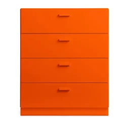 Byråer & Hurtsar|Byråer & Hurtsar-Relief sockel 82 cm, Orange
