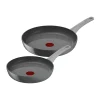 Grytset & Kastrullset-Tefal Renew ON stekpanna set 2 delar, Grå