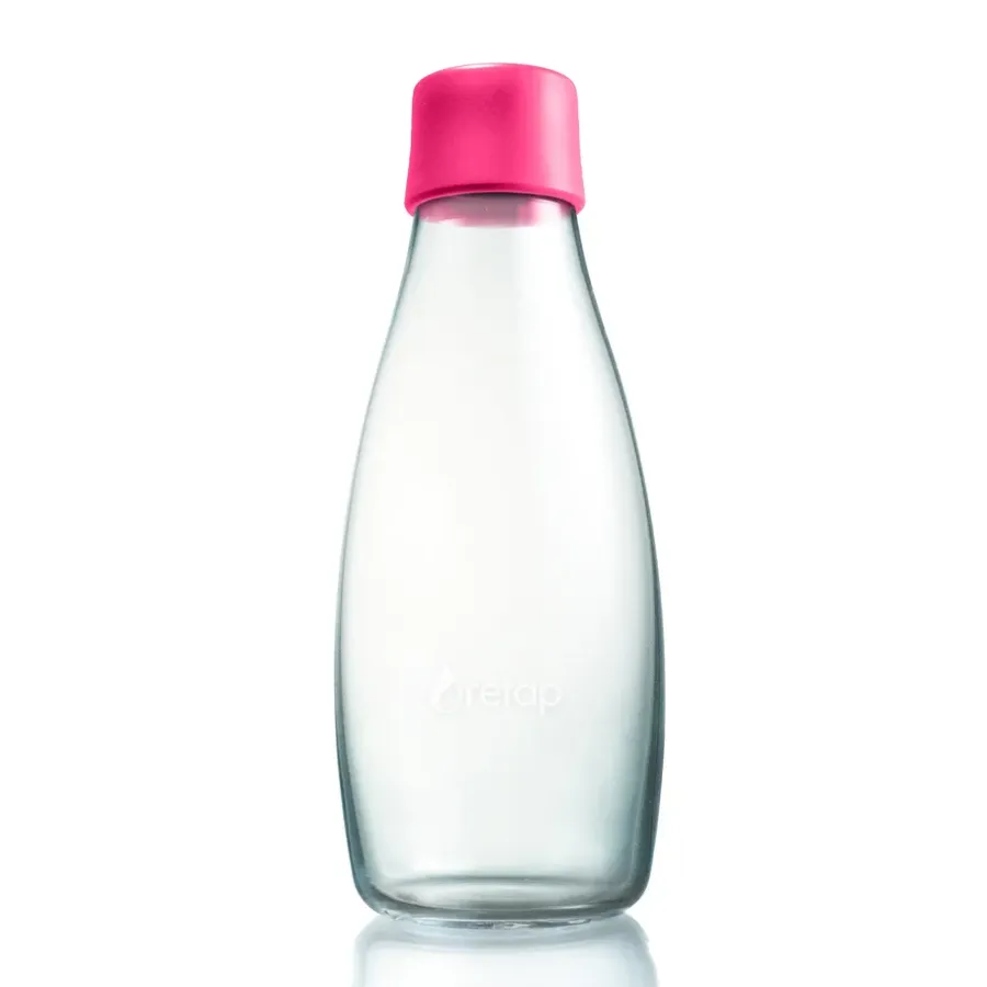 Vattenflaskor-Retap glasflaska 0,5 l, Rosa