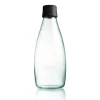 glasflaska 0,8 l, svart^Retap