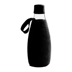 Vattenflaskor-Retap sleeve fodral till flaska 0,8 l, Svart