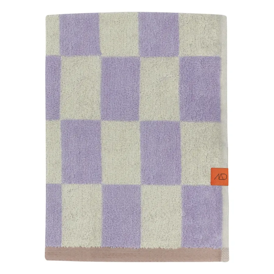 Retro handduk, Lilac, 70x133 cm^Mette Ditmer Online