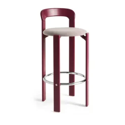 Rey klädd barstol 75 cm, Steelcut Trio 416-grape red^HAY Online