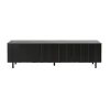 Rib sideboard låg, Soft Black^Normann Copenhagen Clearance