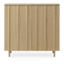 Rib skåp 96x98,5 cm, Oak^Normann Copenhagen Clearance
