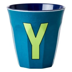 melaminkopp medium bokstav Y 30 cl, Emerald green^RICE Online