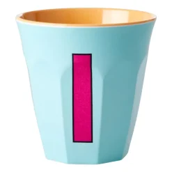 melaminkopp medium bokstav I 30 cl, Mint^RICE Discount