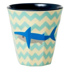 Barnmuggar|Plastmuggar-RICE melaminkopp medium, Shark