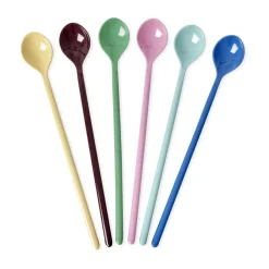 Dessertbestick-RICE sked lång melamin 6-pack, Show youre true colors
