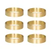 Servettringar & Servettställ-Broste Copenhagen Ring servettring 6-pack, matt mässing
